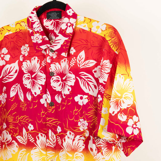 Camisa Hawaiana roja (XL) Lowes