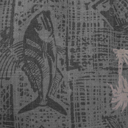 Camisa Hawaiana gris (3XL) Croft&barrow