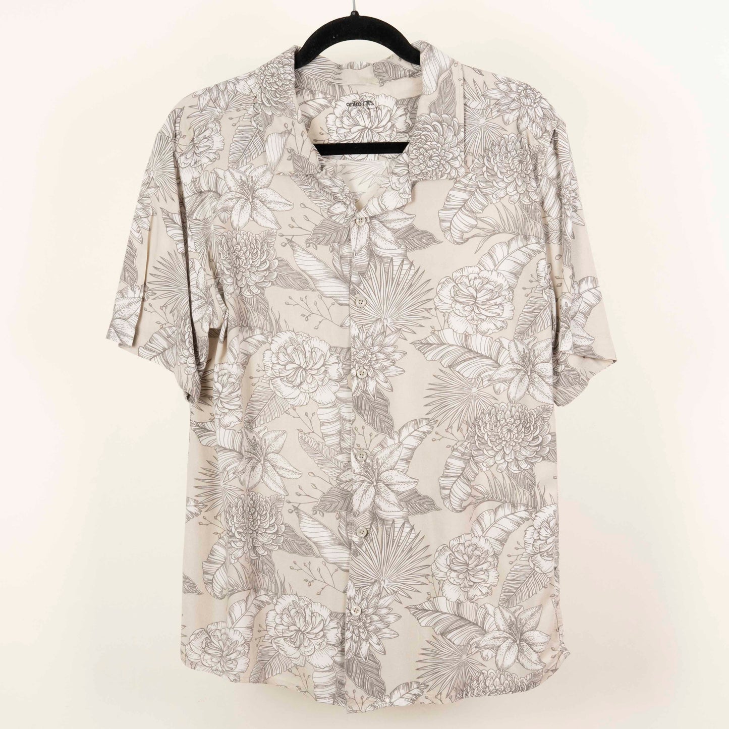 Camisa Hawaiana beige (XS) Anko