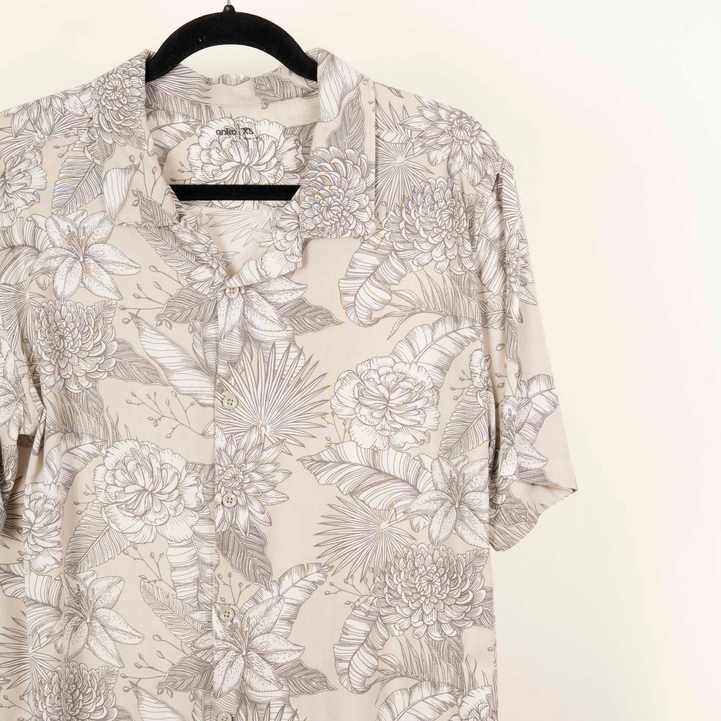 Camisa Hawaiana beige (XS) Anko