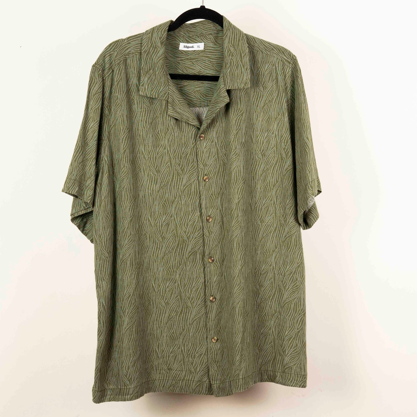 Camisa Hawaiana Verde (XL) Allgood