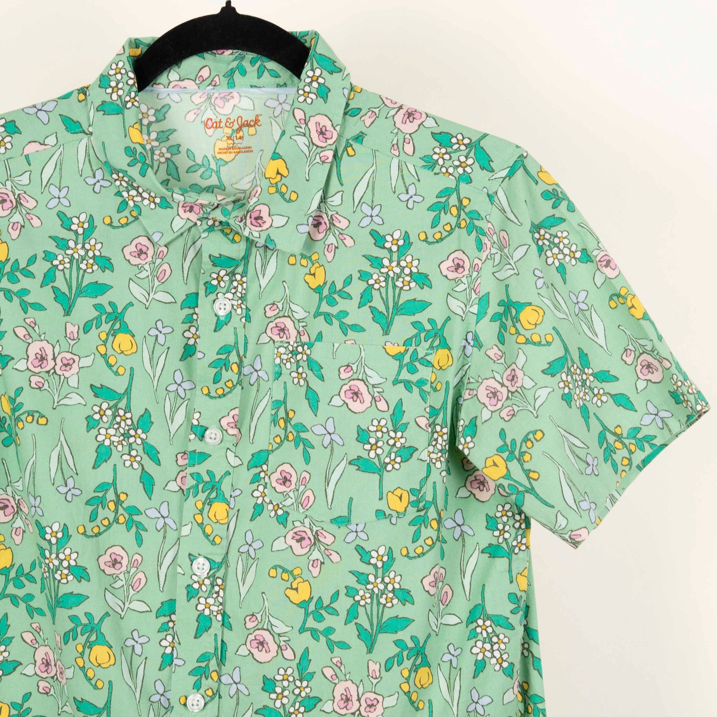 Camisa Estampada Verde (Niño) Cat & Jack