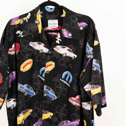 Camisa Estampada Negro (2XL) David Carey Originals