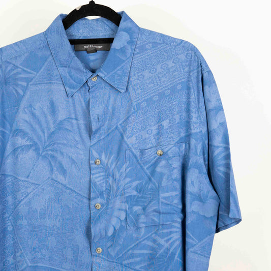 Camisa Hawaiana Azul (L) Croft & barrow
