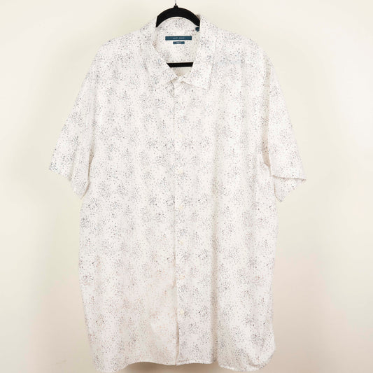 Camisa Estampada Blanco (3XL) Perry ellis