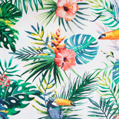 Camisa hawaiana blanco (S) Denim & Flower