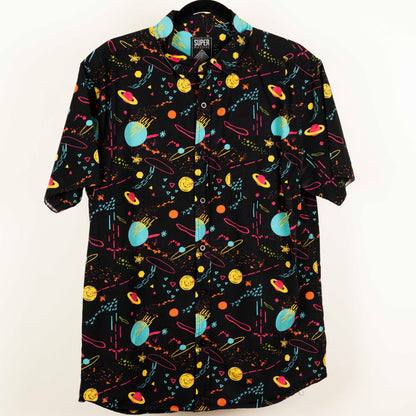 Camisa Estampada Negro (L) Super Massive