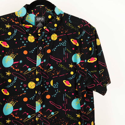 Camisa Estampada Negro (L) Super Massive