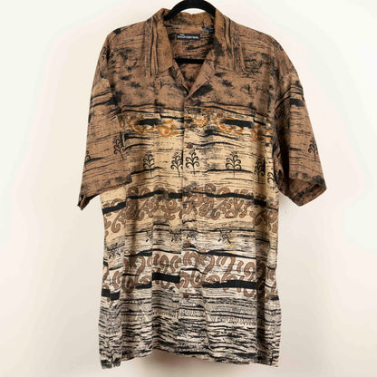 Camisa Hawaiana Beige (2XL)  No boundaries