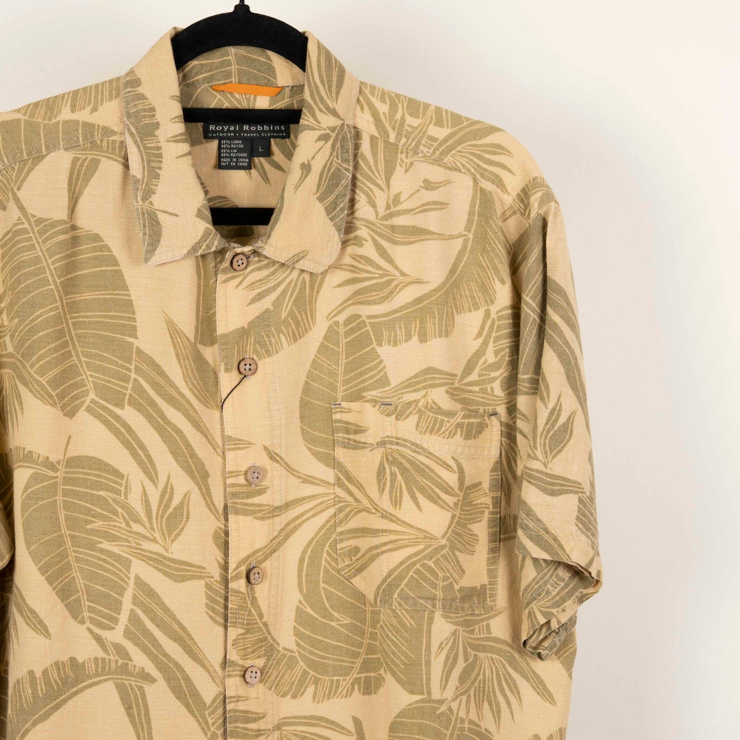 Camisa Hawaiana Beige (L) Royal Robbins