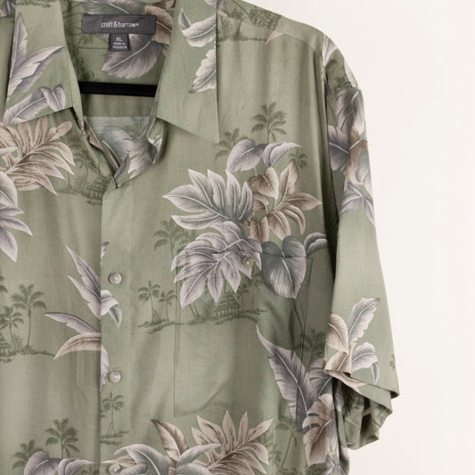 Camisa hawaiana verde (XL) Croft&barrow