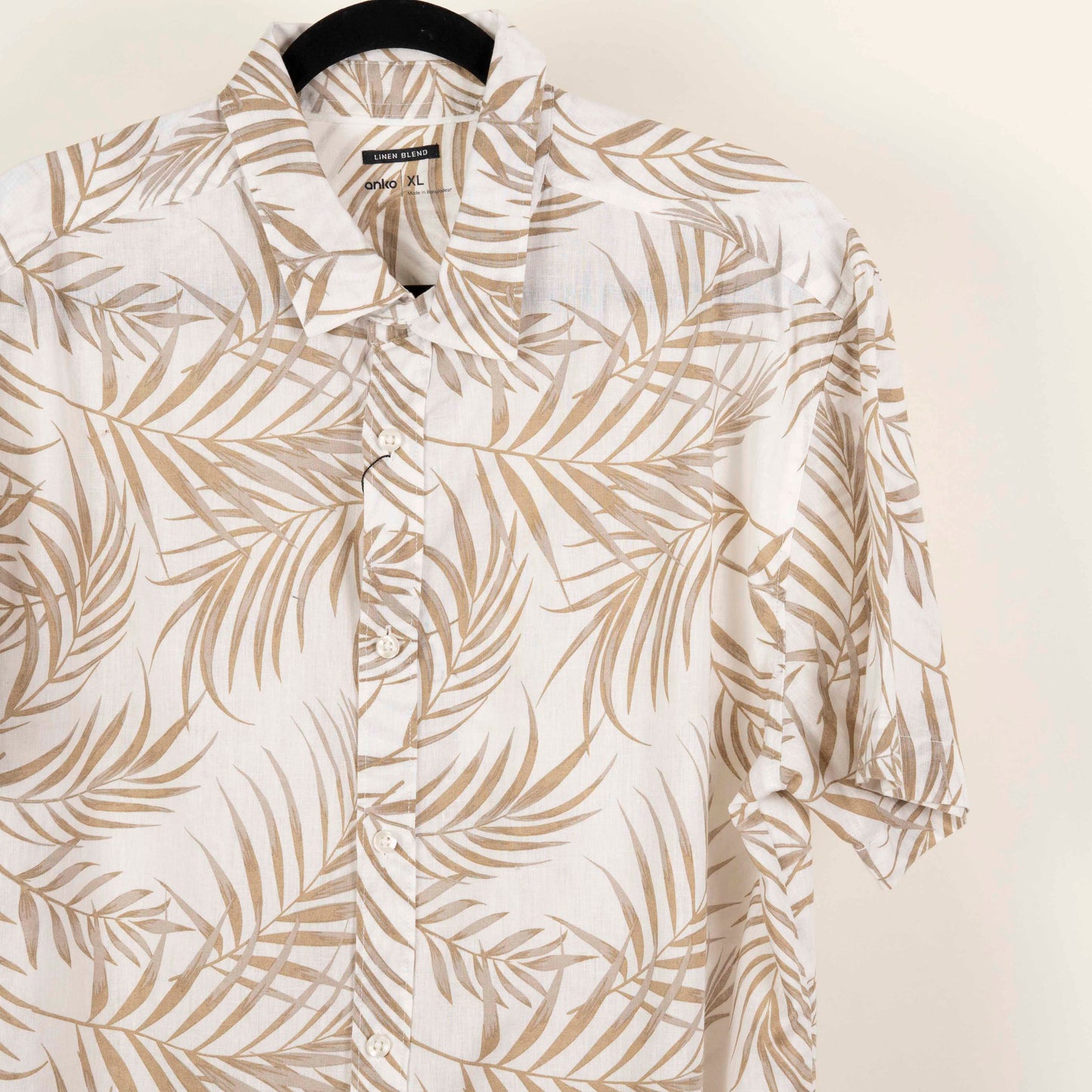 Camisa Estampada Blanco (XL) Anko