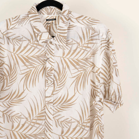 Camisa Estampada Blanco (XL) Anko