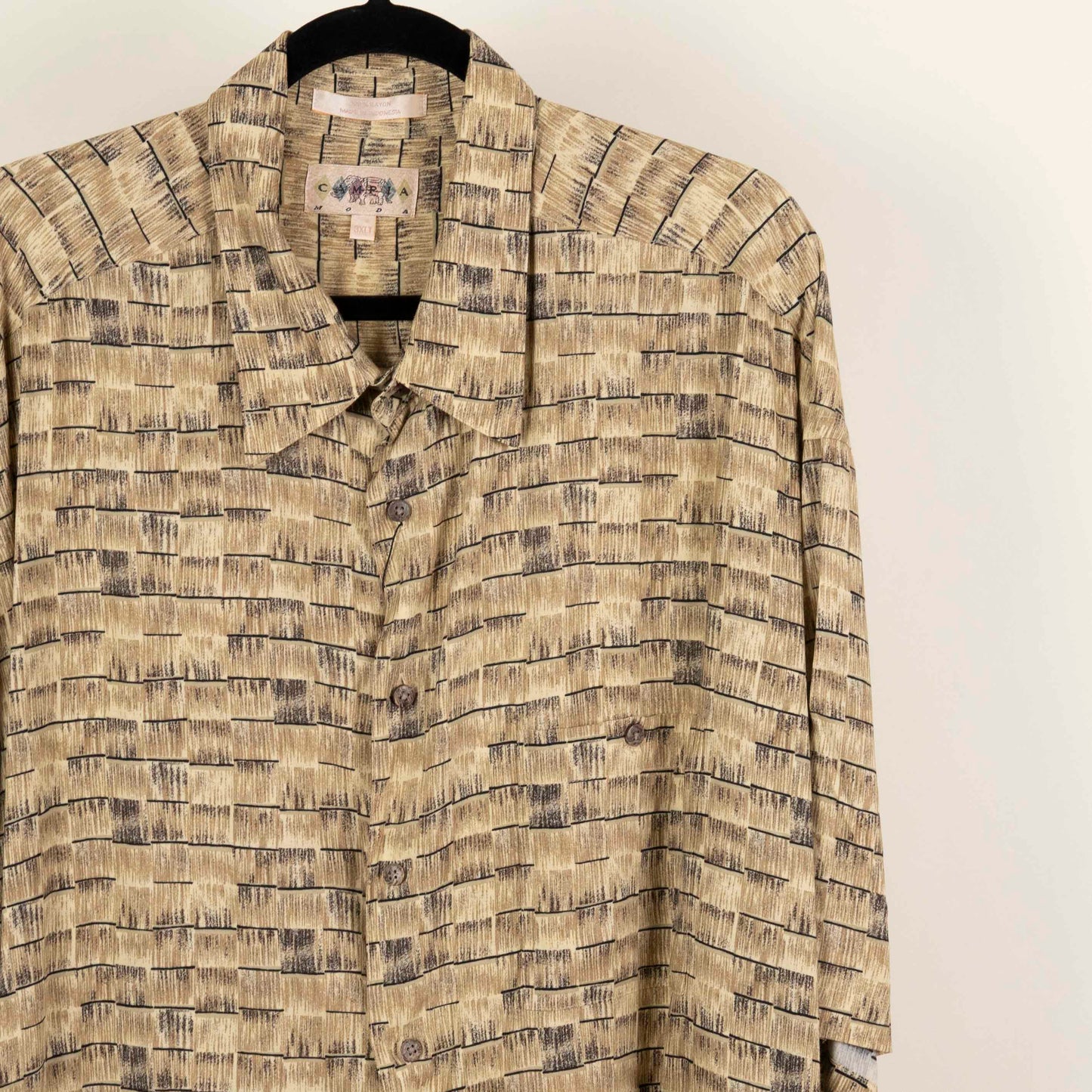 Camisa Hawaiana Beige (3XL) Campia