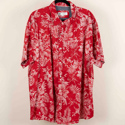 Camisa Estampada Rojo (3XL) Rivers