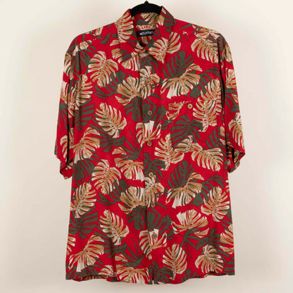 Camisa Hawaiana Rojo (S) Puritan