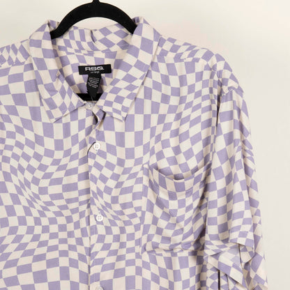 Camisa Estampado Morado (2XL) RSQ