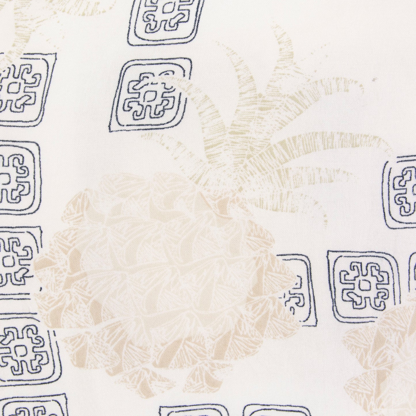 Camisa estampada beige (L) Puritan