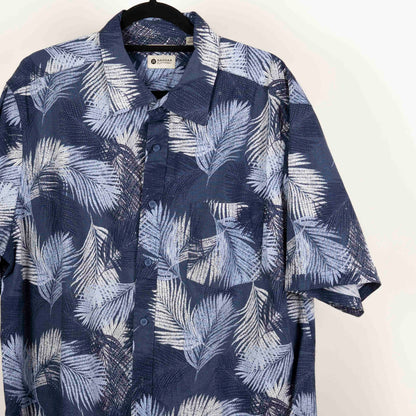 Camisa Estampada Azul (XL) Haggar