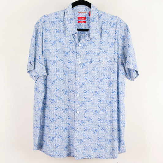 Camisa estampada azul (XL) IZOD