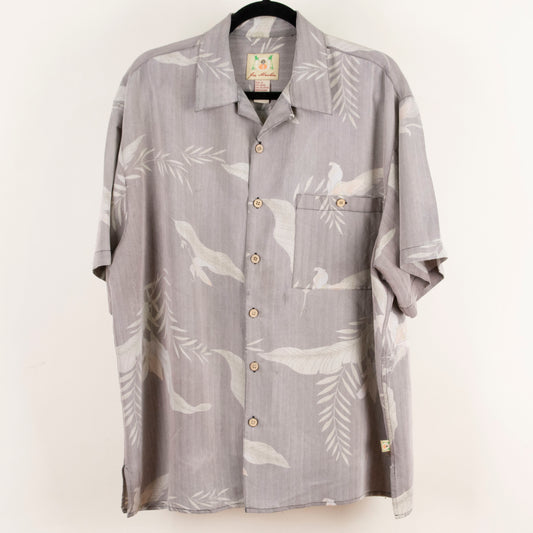 Camisa hawaiana gris (XL) Joe Marlin