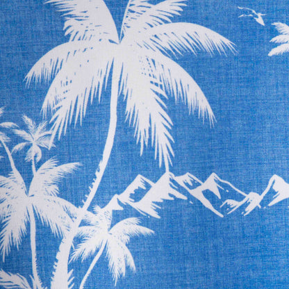 Camisa Estampada Azul (L) Vintage Summer