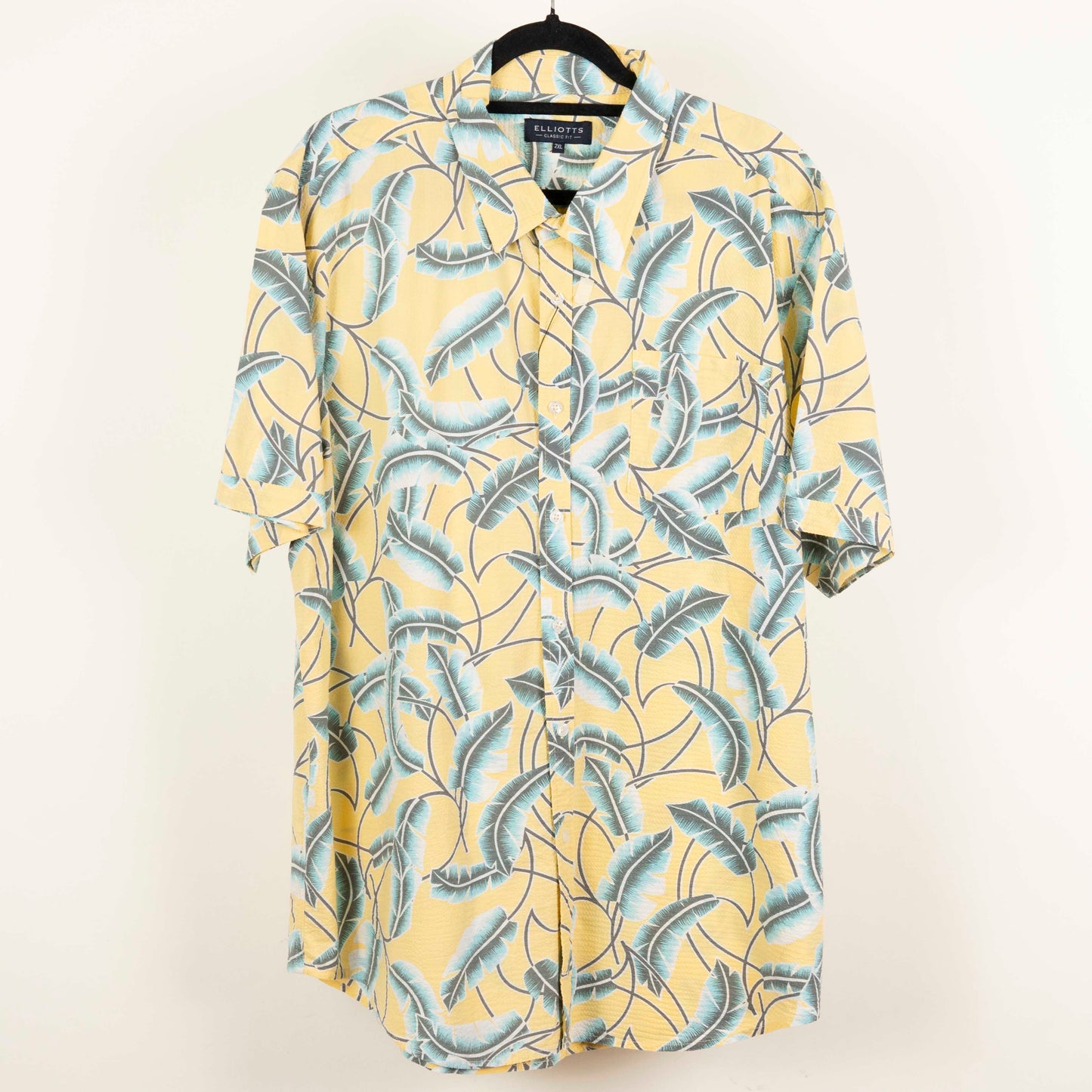 Camisa Estampada Amarillo (2XL) Elliots