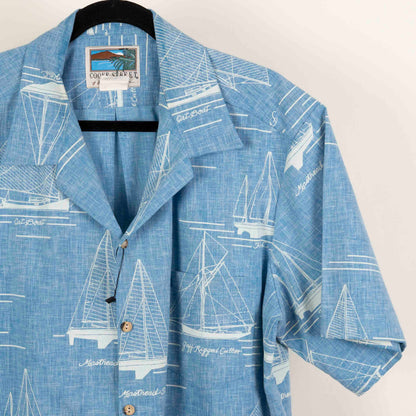 Camisa Hawaiana Azul (XL) Cooke Street
