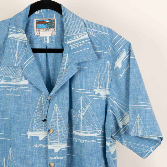 Camisa Hawaiana Azul (XL) Cooke Street