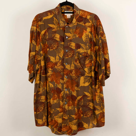 Camisa Estampada Cafe (XL) Trapp`s