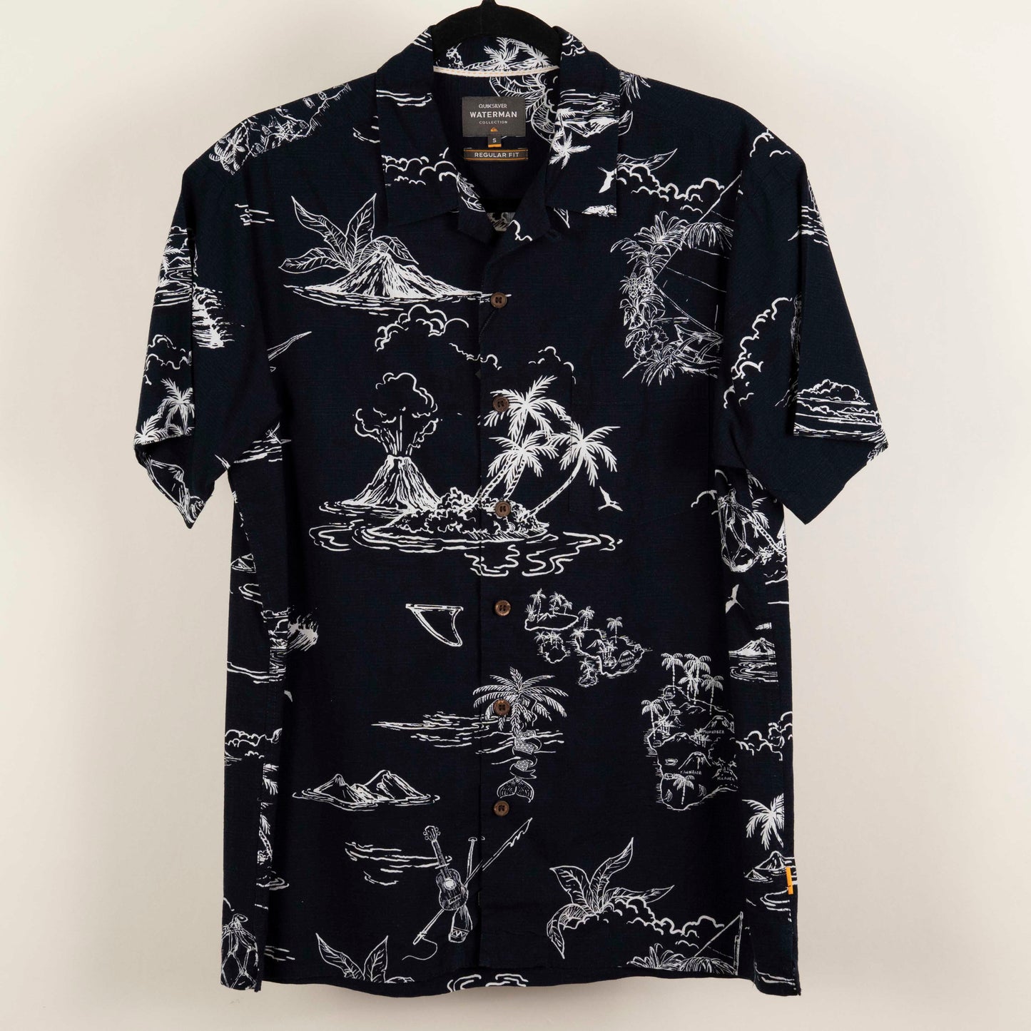Camisa Hawaiana Azul (S) Quicksilver