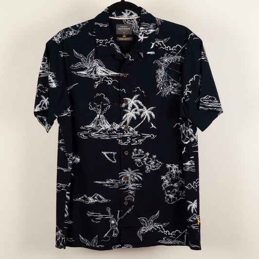 Camisa Hawaiana Azul (S) Quicksilver