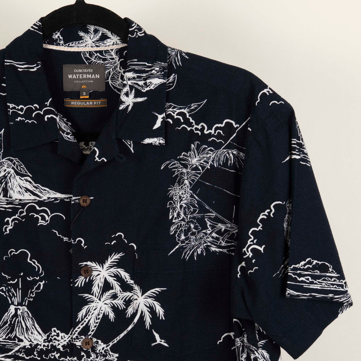 Camisa Hawaiana Azul (S) Quicksilver