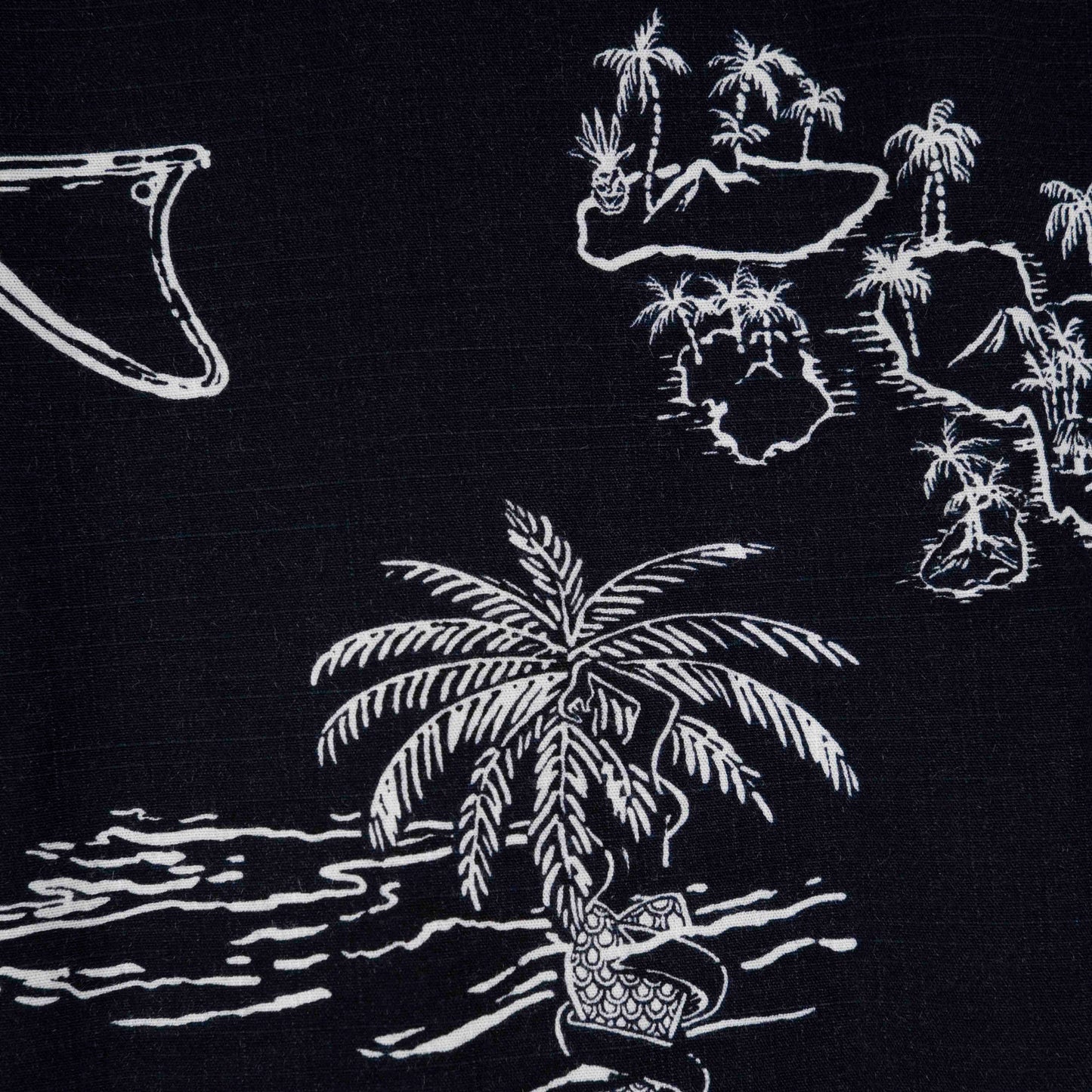 Camisa Hawaiana Azul (S) Quicksilver