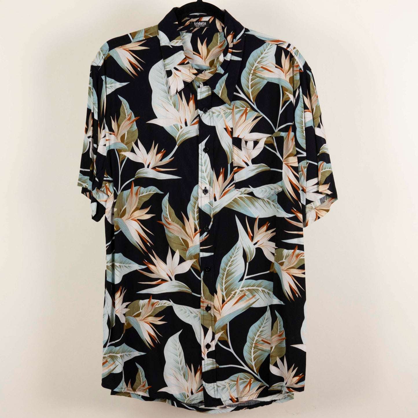 Camisa Estampada Negro (L) Tridatu
