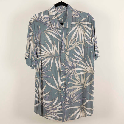 Camisa Estampada Azul (L) Vintage Remastered