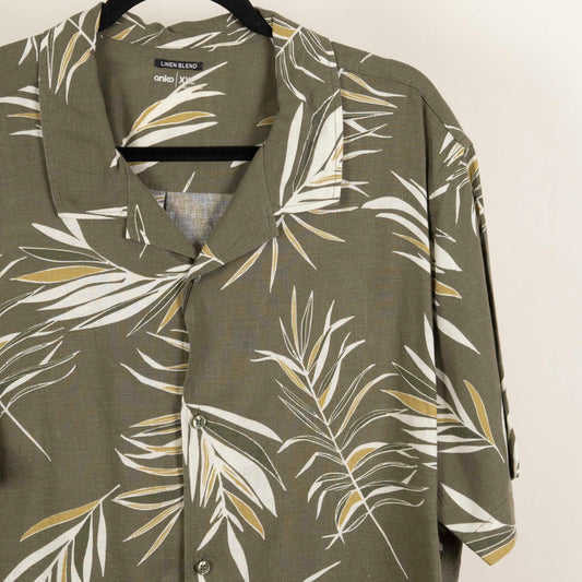 Camisa Estampada Verde (XL) Anko