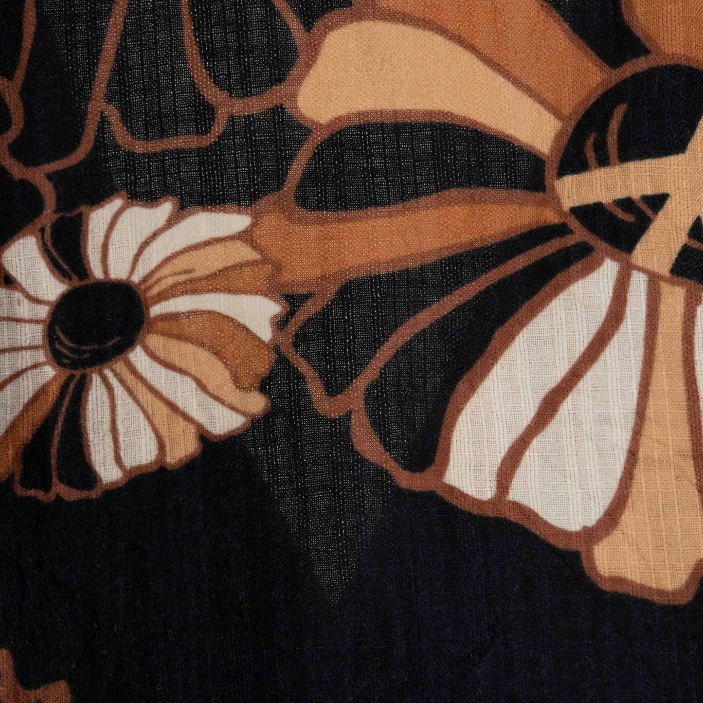 Camisa Hawaiana Negro (2XL) Cotton on garments