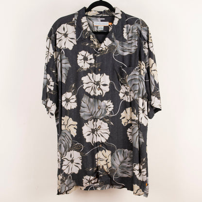Camisa hawaiana negro (XL) Quik Silver Edition