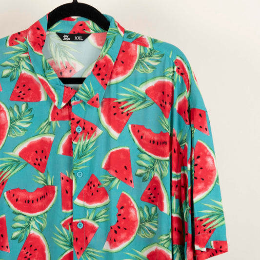 Camisa Estampada Verde (2XL) JayJays