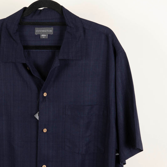 Camisa Estampada Azul (L) Covington