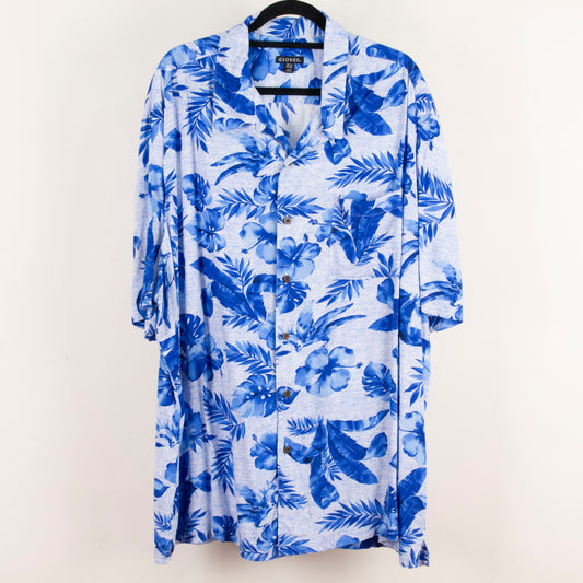Camisa hawaiana azul (3XL) George