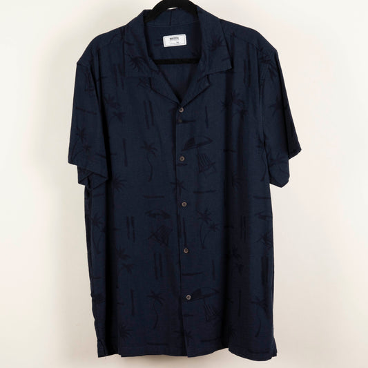 Camisa Hawaiana Azul (XL) Maddox