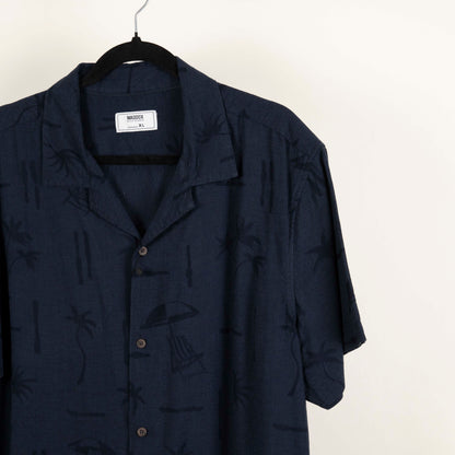 Camisa Hawaiana Azul (XL) Maddox