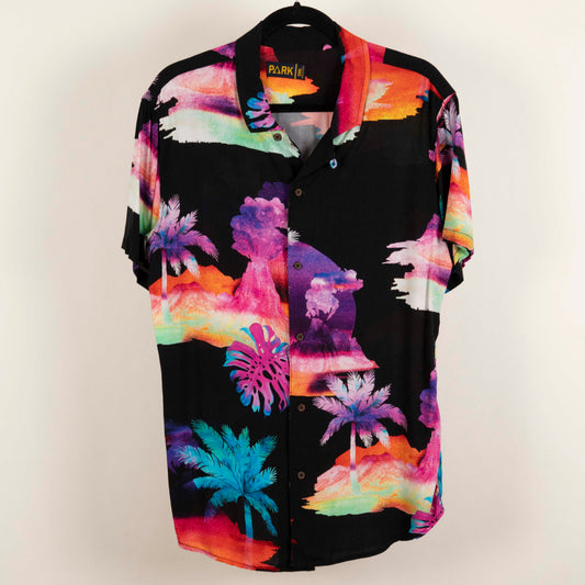Camisa Hawaiana Negro (S) Park