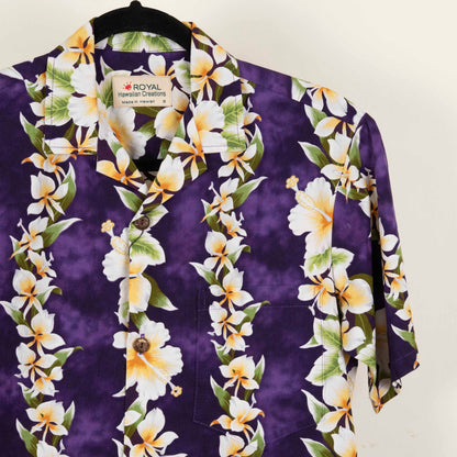 Camisa Estampada Morado (S) Royal