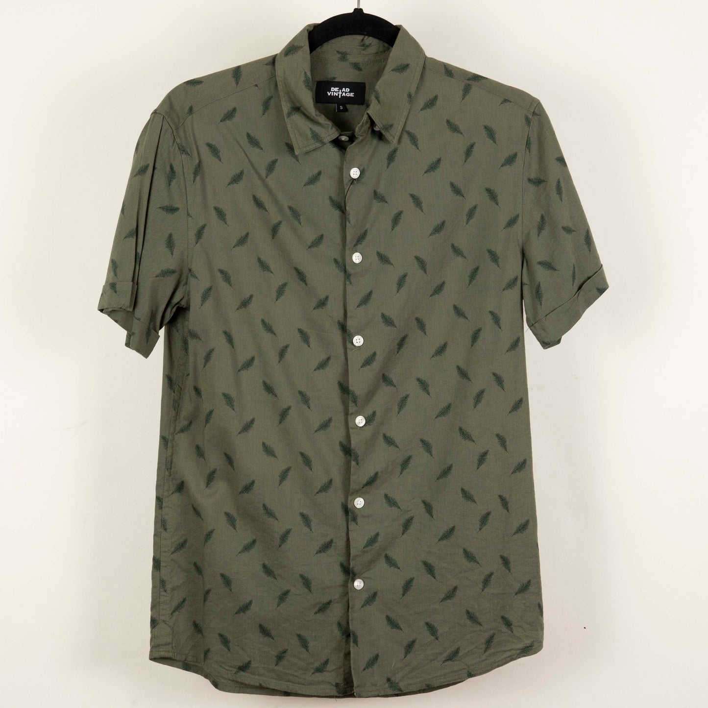 Camisa Estampada Verde (S) Dead Vintage