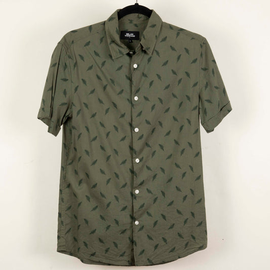 Camisa Estampada Verde (S) Dead Vintage