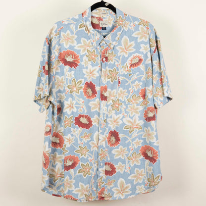 Camisa Estampada Azul (2XL) J.Crew
