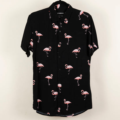 Camisa Estampada Negro (XS) Connor